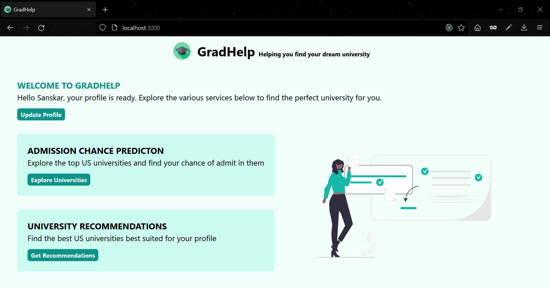 GradHelp Screenshot 1